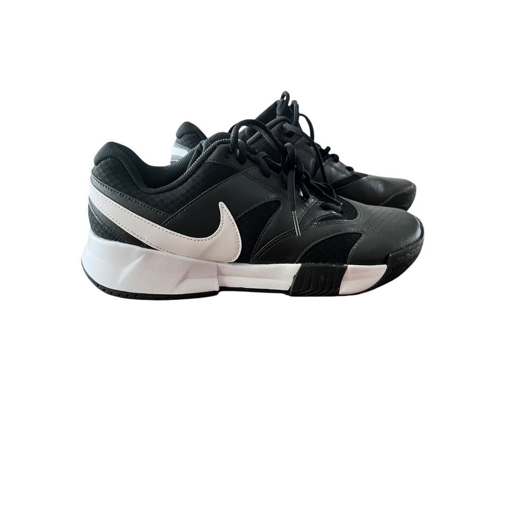 Nike Court Lite 4 Mens Black White Anthracite Tennis Shoes FD6574-001 Size 10.5